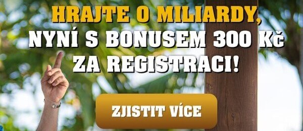 Vsaďte si Eurojackpot u Sazky online a získejte bonus 300 Kč.