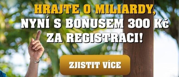 Vsaďte si Eurojackpot u Sazky online a získejte bonus 300 Kč.