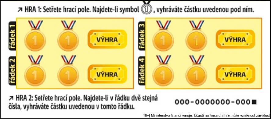 Druhou hru losu Zlato 2024 najdete ve spodní části