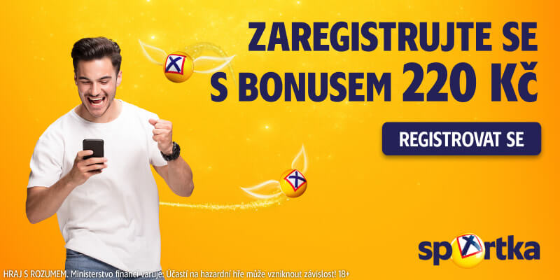 Vsaďte si Sportku online s bonusem.