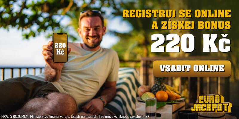 Vsaďte si Eurojackpot online a získejte bonus.