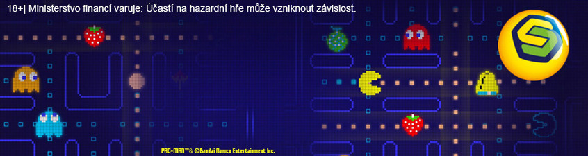 Online losy PAC-MAN jsou mezi TOP 3 losy Sazky