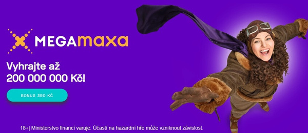 Vyhrajte s loterií Megamaxa až 200 milionů korun. Vyhrajte s loterií Megamaxa až 200 milionů korun.